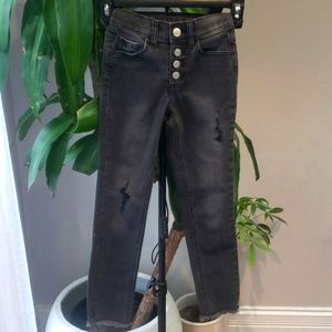 Justice black girls jeans, jeggins, leggings,  size 8 slim, tall and skinny
